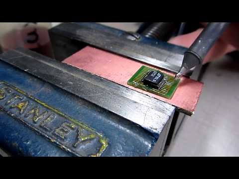 #99: Drag Soldering of an SSOP IC Package demonstration