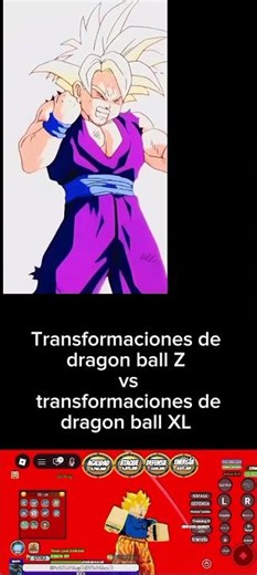 Transformaciones de dragon ball Z vs Transformaciones de dragon ball XL