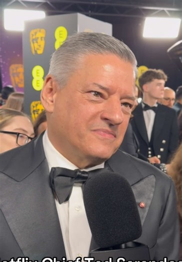 Netflix Chief Ted Sarandos chats to Deadline on the #BAFTAs red carpet about the Warner Bros. Discovery deal and tells us his message to Paramount: “Put a better deal on the table.”