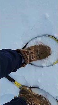 How to make snowshoes from tennis rackets in less than minute