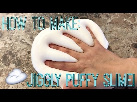 How to Make Super Bouncy Jiggly Puffy Slime DIY | Best Slime Ever!