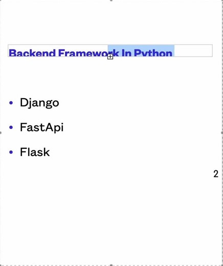 #Python Backend Framework#pythonforbeginner #backend #django #fastapi #ai #flask