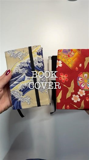 How to sew a book cover 📚🩵 #learntosew #sewingtutorial