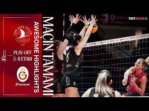 Türk Hava Yollari vs. Galatasaray Daikin | Extended Highlights | Vodafone Sultanlar Ligi 5-8 places