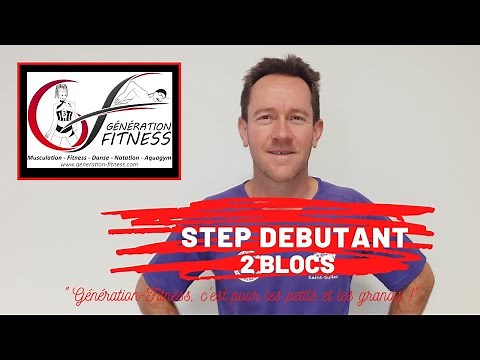 Cours de step débutant (adolescents et adultes) : 2 blocs symétriques N°5.