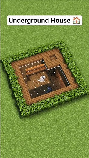 Easy Underground House in MINECRAFT! 🏠✨