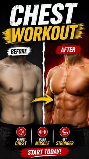 💥 Build a stronger chest at home with just dumbbells!