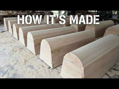 How Wooden Coffins Are Made Step by Step Guide #CoffinMaking