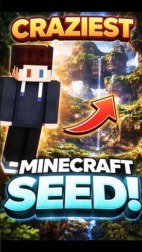Craziest Minecraft Seed Ever 😱 | You Won’t Believe This World! #Minecraft #MinecraftSeed #CrazySeed