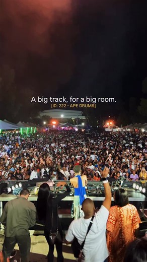 A big track, for big room - 222 by @apedrums drops this week 🫰 Following up from his outstanding 111 release last summer, Ape Drums delivers the sequel. And its pure cinema seeing it perform on the dancefloor 🎥 222 by Ape Drums is out on 30.01.2026 - Pre-order/save now via the link in our bio 🔗 🎧: @desiree_rsa 📹: @preyan.naidoo Ape Drums Afro House Afrotech Sondela Recordings | Sondela Recordings