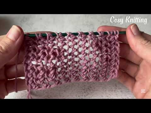 Very Easy Knitting Pattern for Scarf, Top, Shawl