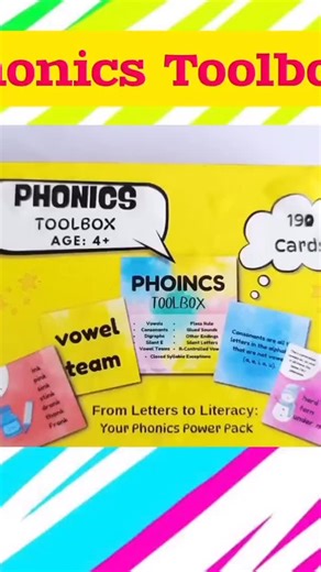 Archita | phonics and grammar coach on Instagram: "Phonics Toolbox: Transforming Letter Recognition into Fluent Reading Skills The Phonics Toolbox is a comprehensive educational kit designed to support early readers in mastering essential phonics concepts. By engaging with these cards, learners can develop a strong foundation in reading and spelling. 👉 Key Components: ⭐Vowels & Consonants: Understand the basic building blocks of words, distinguishing between vowel and consonant sounds. ⭐Digraph