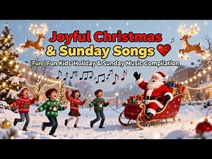 Fun Christmas & Jesus Songs for Children | Kids Sing-Along 🎶/Sing Along Sunday School Songs For KIds