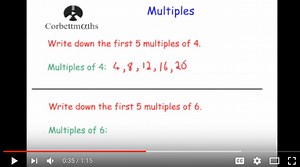 Multiples Video – Corbettmaths Primary