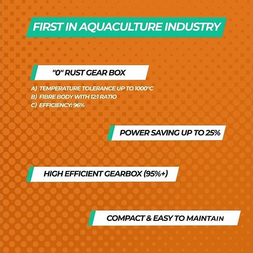 High-Performance Paddle Wheel Aerators for Aquaculture | JK Fenner
