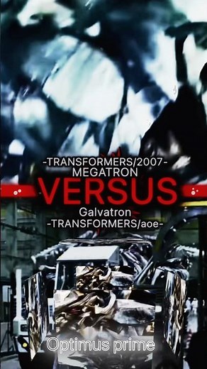 Megatron vs galvatron #tf #transformers #edit #1v1 #megatron #galvatron #shorts