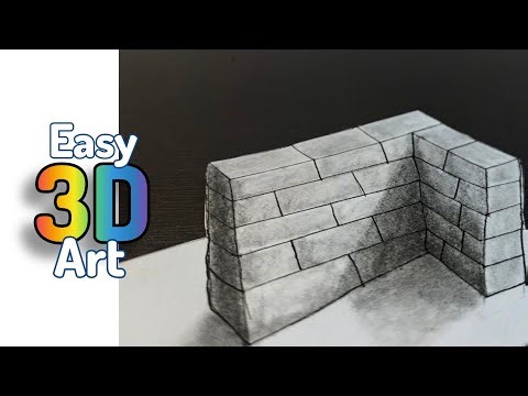 3D Wall Drawing for Beginners | Easy Illusion Art Step-by-Step