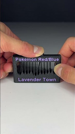 3D Printed Pokemon Lavender Town 8 Bit Musical Fidget