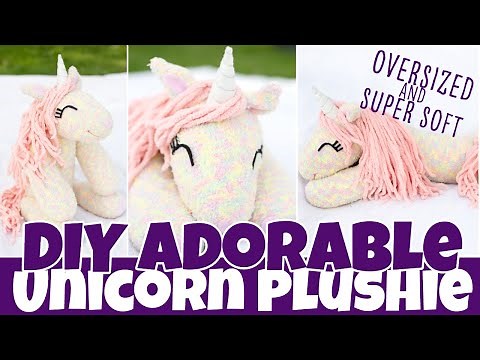 DIY Adorable Unicorn Plushie | Oversized and Soft | Fun Sock Creations