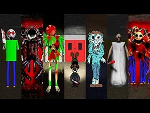 Mods 8 With Horror Baldi's Demon, Luigi Exe, Garfelf, Granny