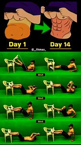 1.1K views · 1.7K reactions | Six Pack Workout With Chair for...