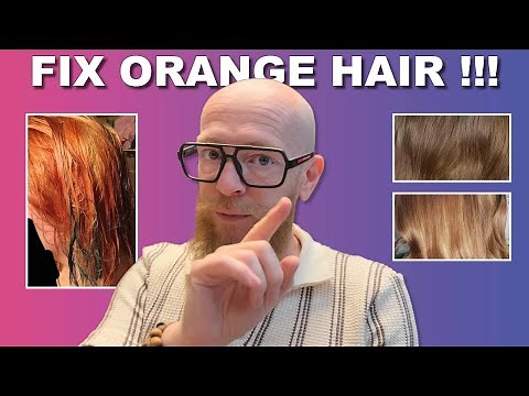 How To Fix Orange Hair After Bleaching !!!