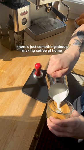 Slow mornings with lattes at home ☕️ #makecoffeeyoulove #espressomachine #seattlecoffeegear #coffee #espresso #coffeelovers | Seattle Coffee Gear