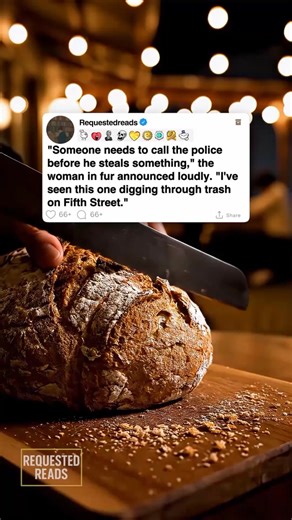 "Someone needs to call the police before he steals something," the woman in fur announced loudly. "I've seen this one digging through trash on Fifth Street." #reddit #redditposts #reels #fyp #ig #story Like and follow @requestedreads2 for more! | Requested Reads