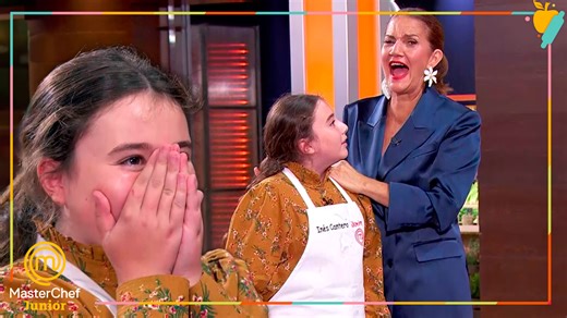 Los jueces han gastado una broma a Inés, haciéndole creer que Tamara Falcó e Íñigo Onieva iban a a aparecer en las cocinas ¡No sabía dónde meterse! #MasterChef #MasterChefEspaña #MasterChefJunior | MasterChef España