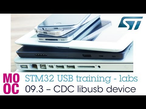 STM32 USB training - 09.3 USB CDC libusb device lab
