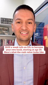 Comment Bank  to get your own IUL: $100 a week info an IUL to become your own bank, starting at age 30. Here’s what the cash value looks like: Age 40: $56,000 of c/v Age 50: $165,000 of c/v Age 60: $372,000 of c/v Age 70: $499,000 of c/v If you are wanting to learn more about what an IUL looks like for you send me a DM or comment “more infor” below | David Gomez | Facebook