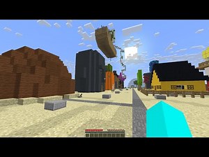 Walking Through Bikini Bottom in Minecraft