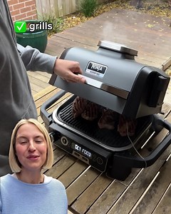 Love the taste of perfectly smoked BBQ? 🍖 Discover the Ninja Woodfire Electric BBQ Grill & Smoker! 🔥 Why it's a BBQ lover's dream: 🌟 Grill, smoke and air fry all in one. 🍗 Smoke-infused flavour with woodfire technology. ❌ Compact and easy to use, perfect for any outdoor space. Join thousands of customers with raving 4.8/5 reviews ⭐️⭐️⭐️⭐️⭐️ ⏰ Don’t miss out, this is a top pick ⏰ | Ninja Kitchen Australia