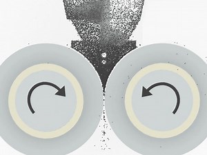 What is roller compactor? Roller compactor is the equipment used in pharma for manufacturing of tablets, capsules and dry powder suspensions. This equipment is used for the manufacturing of those products which are sensitive to heat & moisture. Roller compactor is the equipment used in pharmaceutical industries for the dry granulation process. As the name indicates, a roller compactor consists of rollers which are used to compact the powders to form flakes, sheets or briquettes. Principle of Rol