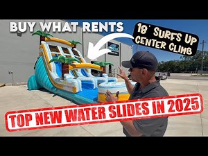 This 18ft Surfs Up Water Slide Will Pay for Itself! Top 2025 Commercial Inflatable Water Slides