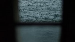 Ocean Waves Through Window Frame