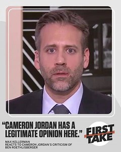 Max explains why he doesn't have a problem with Cameron Jordan's comments about Big Ben. | ESPN First Take