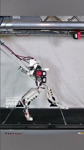 This robot was inspired by ostriches