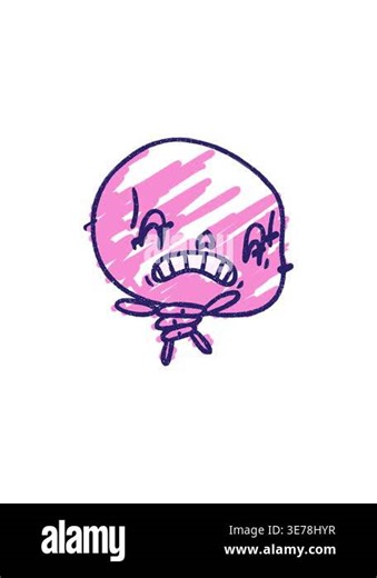 splitting effect animation of Skeleton Chalk Drawing Stock Video Footage - Alamy