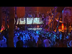 Night party at Carpe Diem Beach Club in Hvar | Yacht week in Croatia 2022
