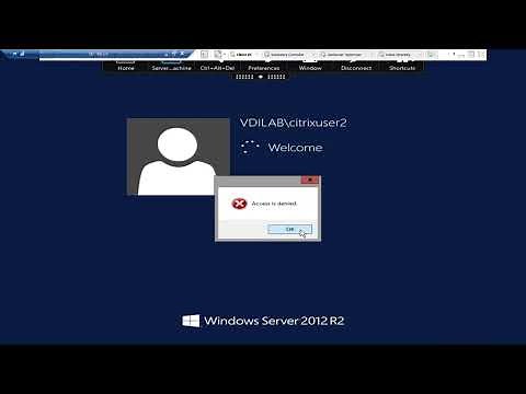 Citrix- VDI Access is denied/Applications not launching for Multiple users.