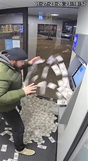 “ATM Malfunctions… Money Explodes Everywhere 😱 | Real Security Footage”