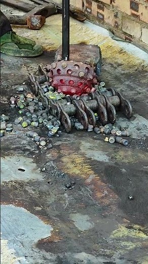 Water well bit decomposition process