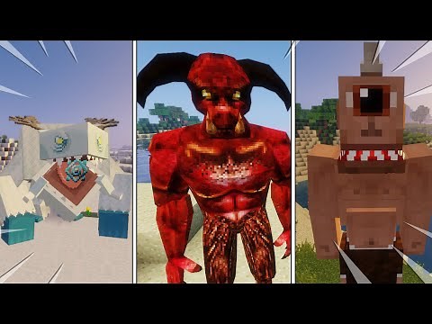 MINECRAFT TOP 10 CREATURE MODS - FORGE 1.12.2