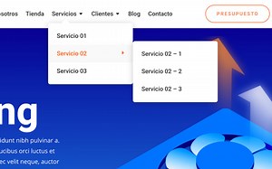 Cómo darle estilos o personalizar el sub menú desplegable del módulo menu divi - OV DIVI