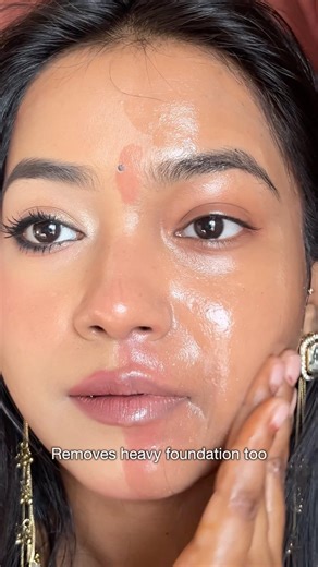 Baby Oil as Makeup Remover Oil | No Rubbing, No Pulling, No Irritation #shorts #youtube #makeup