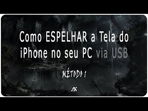 TUTORIAL | Como ESPELHAR o seu iPhone no PC via USB [MÉTODO 1]