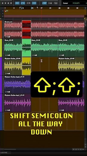 COPY AND PASTE FAST! PRO TOOLS KEYBOARD SHORTCUTS QUICK TIP 2024 #protools #audio #editing #shorts