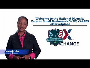 Welcome to the NDVSB/AAFES eMarketplace, presented by David Saroli, CEO, NDVSB