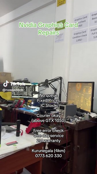 Nvidia Graphics Card Repairs in Kurunegala - No Queue